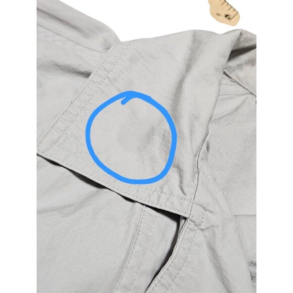 Lizsport Liz Claiborne Men's Small Outerwear Vinyage Jacket Pockets Gray - Picture 10 of 11